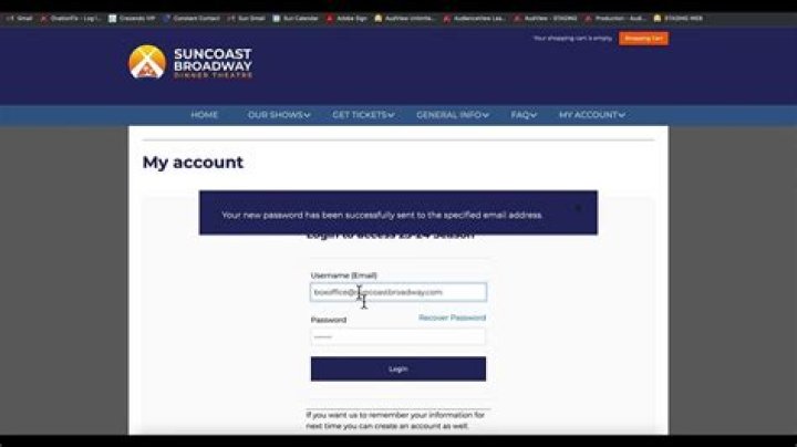 How do I unlock my Suncoast account?