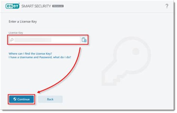 How do I update my ESET license?