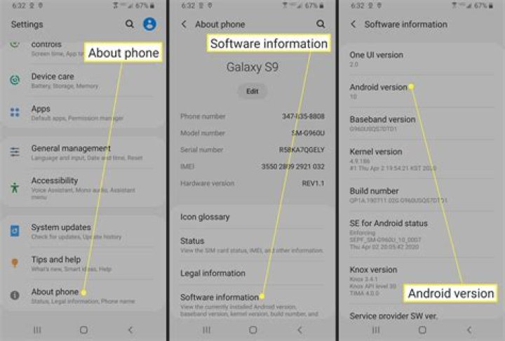 How do I update my Galaxy s5 to Android 9?