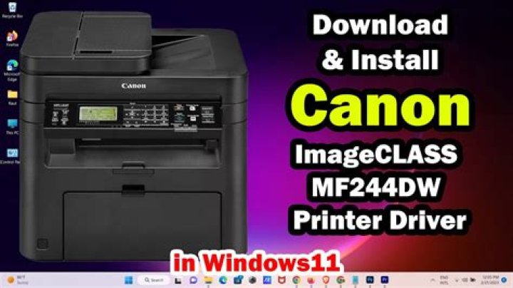 How do I use Canon ImageCLASS Mf244dw scanner?