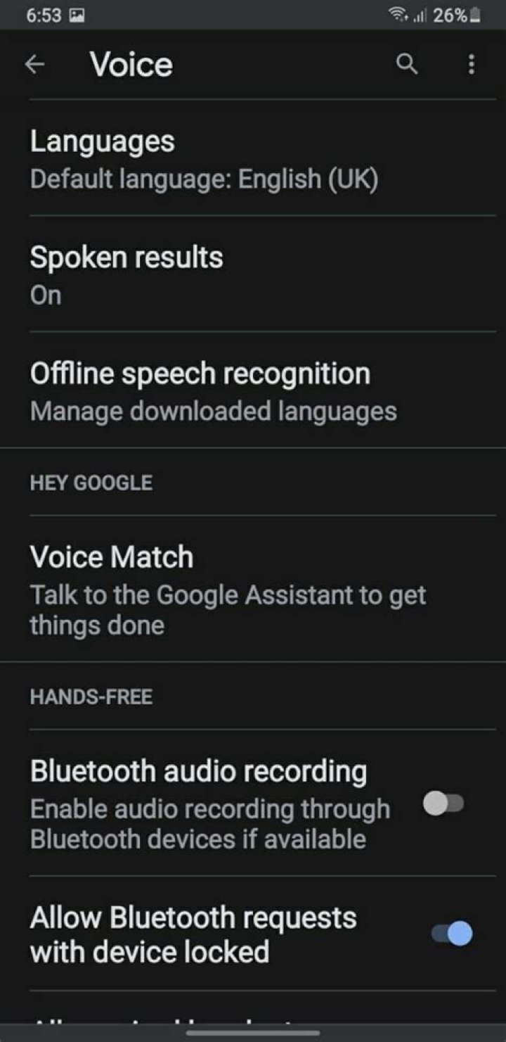 How do I use Google offline speech recognition?