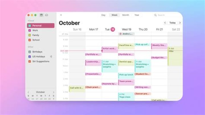 How do I use the calendar in Apple numbers?