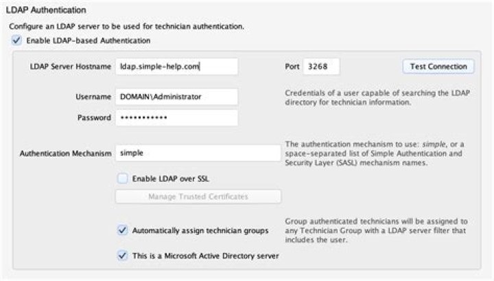 How do I verify a LDAP certificate?