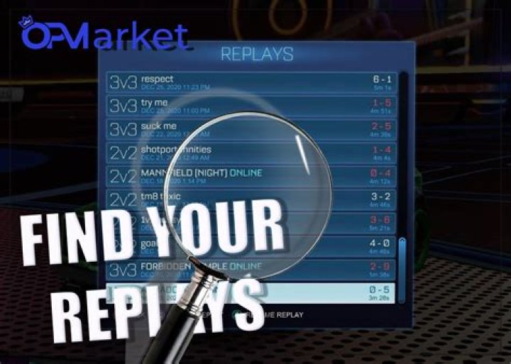 How do I view my rocket League replays?