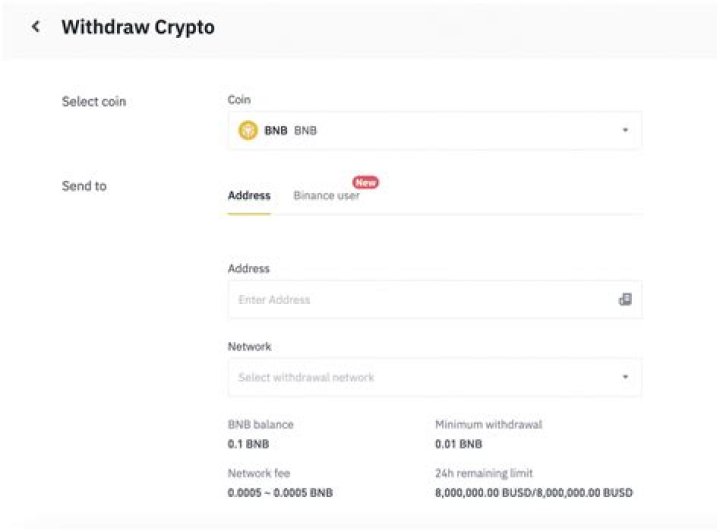 How do I withdraw from binary?