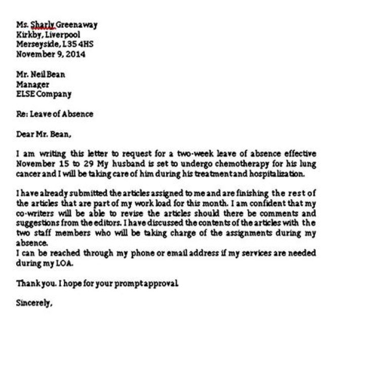 How do I write a leave letter for age attend?