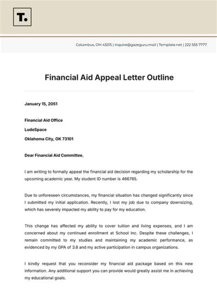 How do I write an appeal for funds?