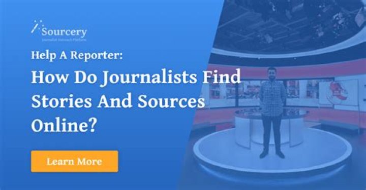 How do journalists find good stories?