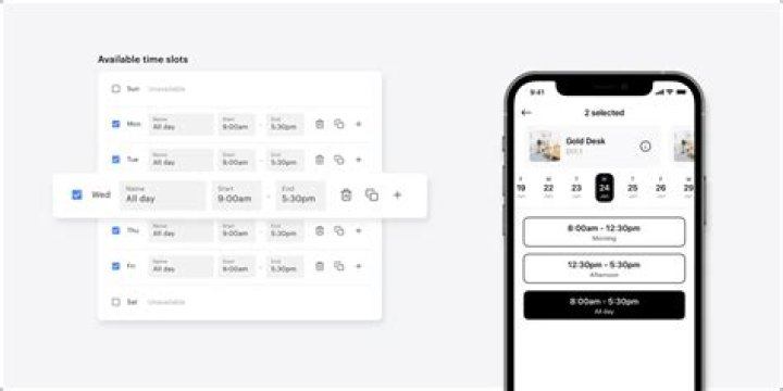 How do students sign up for time slots?