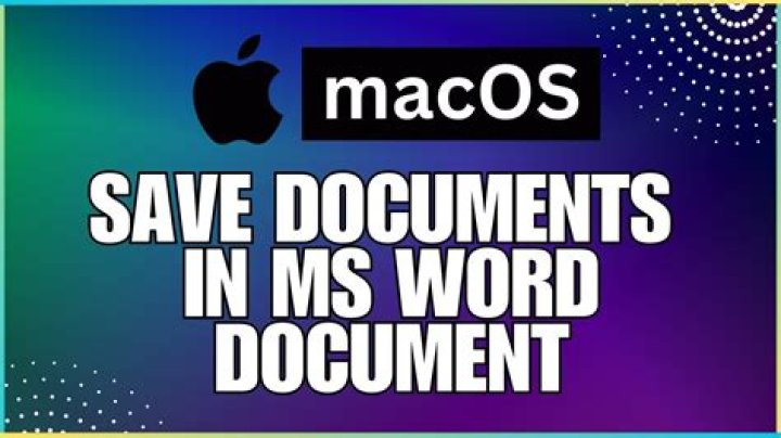 How do you access Word documents on a Mac?