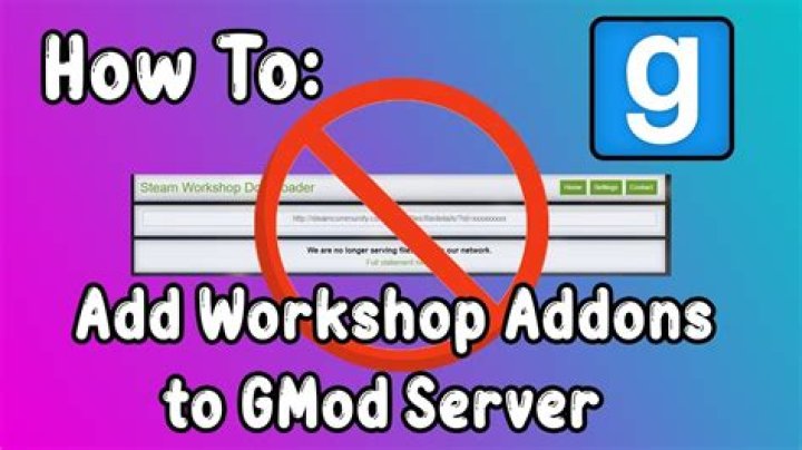 How do you add addons to a GMod server?