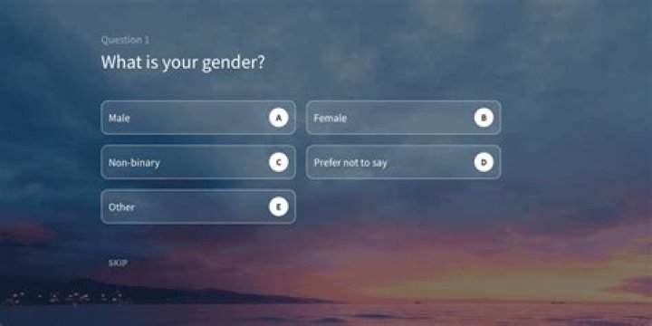 How do you ask about gender identity on a survey?