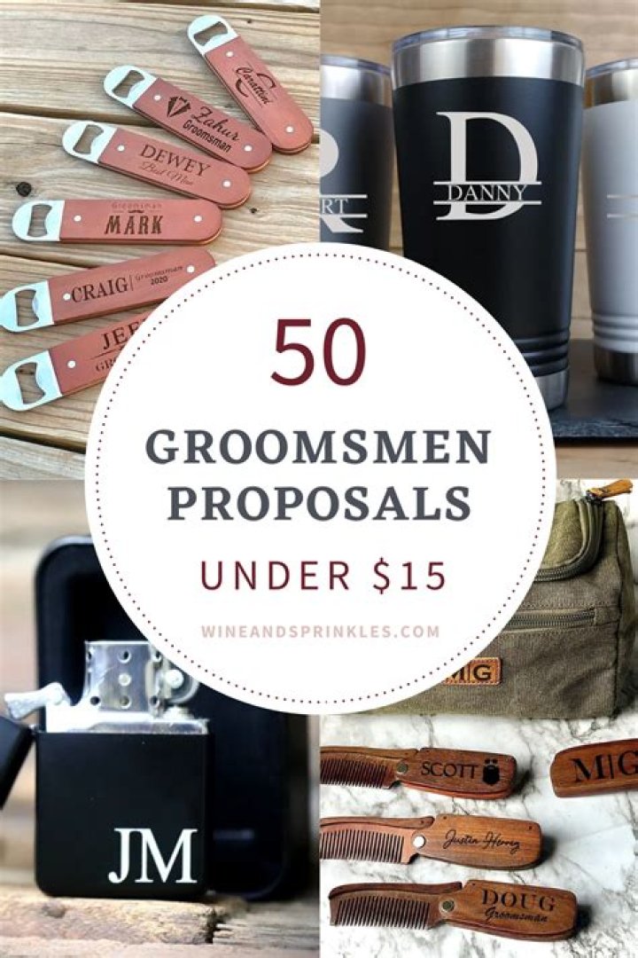 How do you ask groomsmen ideas?