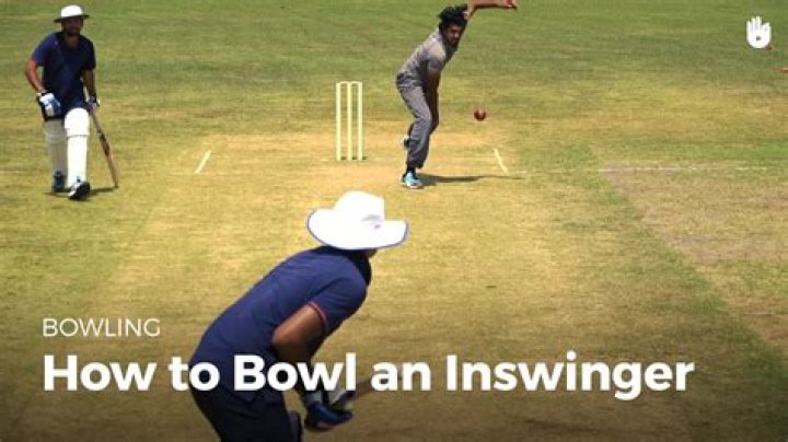 How do you bowl an inswing ball?
