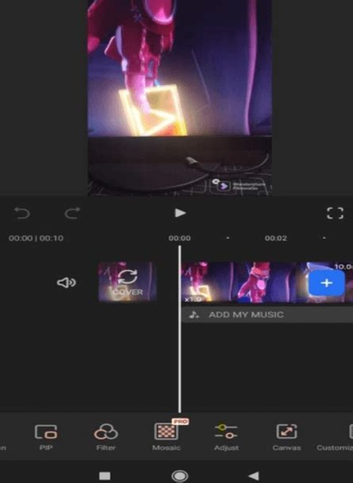 How do you brighten a video on Android?