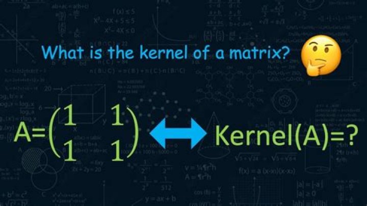 How do you calculate kernel matrix?