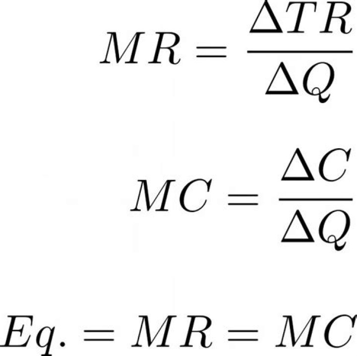 How do you calculate MR and MC?