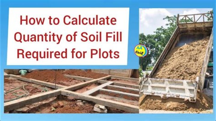 How do you calculate soil filling?
