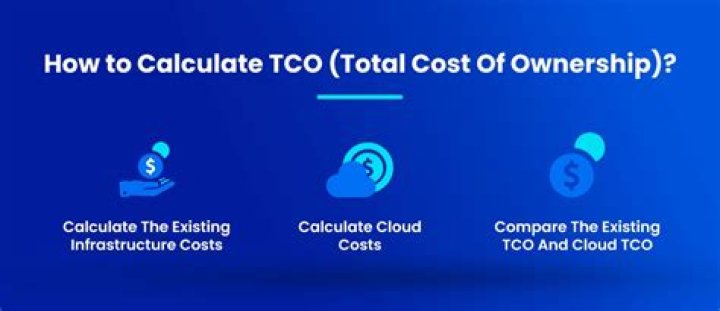 How do you calculate total cost of ownership of a software?