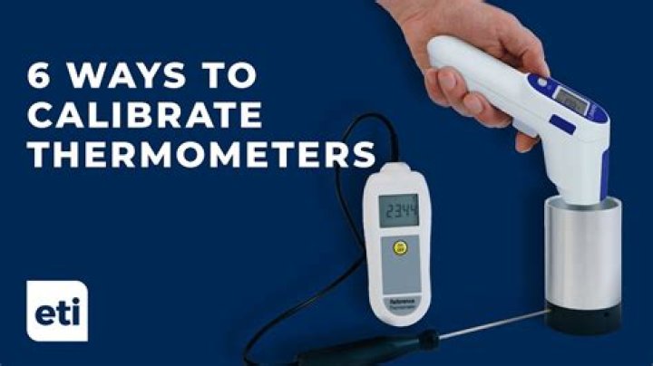 How do you calibrate an oral thermometer?