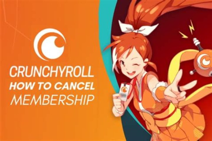 How do you cancel your Crunchyroll membership?