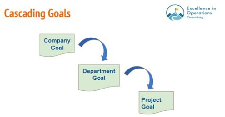 How do you cascade organizational goals?