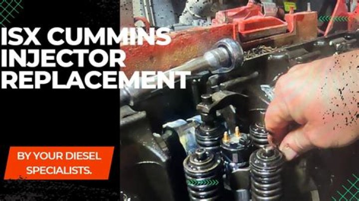 How do you change Cummins injectors?