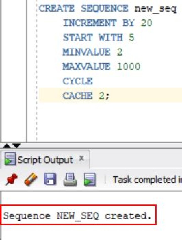 How do you change the value of a sequence in Oracle?