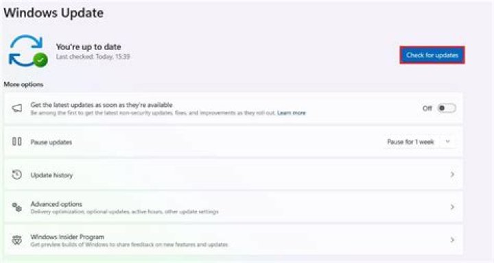 How do you check for updates in MYOB?
