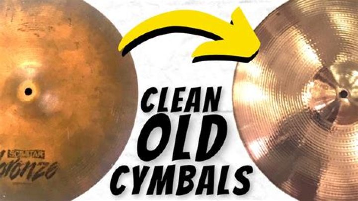 How do you clean Sabian AAX cymbals?