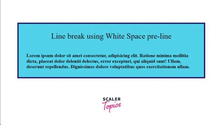 How do you code a line break?