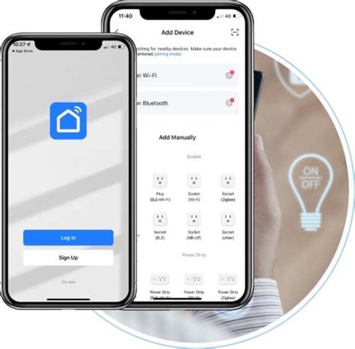 How do you connect LED lights to Smart Life app?