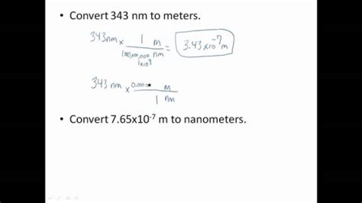 How do you convert N to NM?