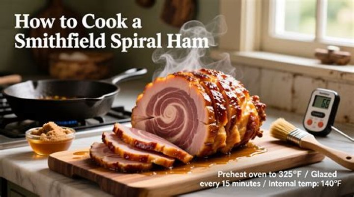 How do you cook a fully cooked Smithfield ham?