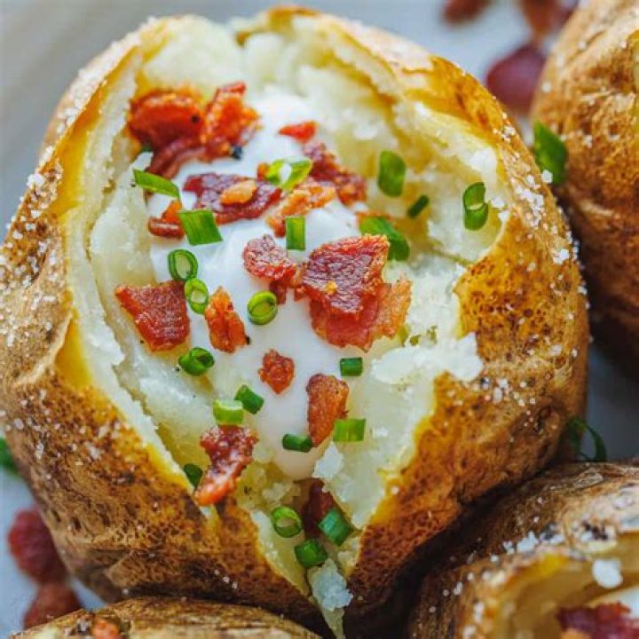 How do you cook a lot of baked potatoes at once?