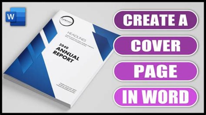 How do you create a cover page on Facebook?