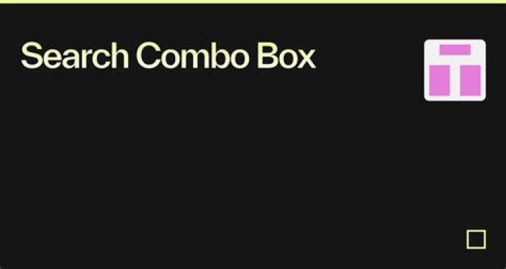 How do you create a search combo box in access?