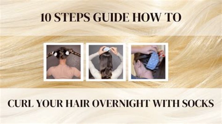 How do you crinkle your hair overnight?