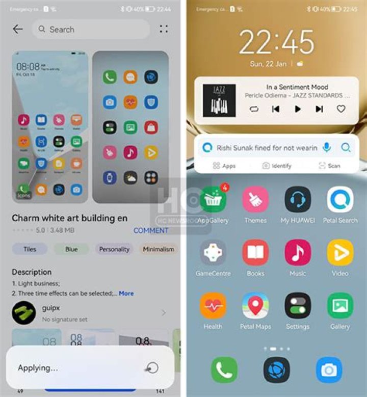 How do you customize EMUI?