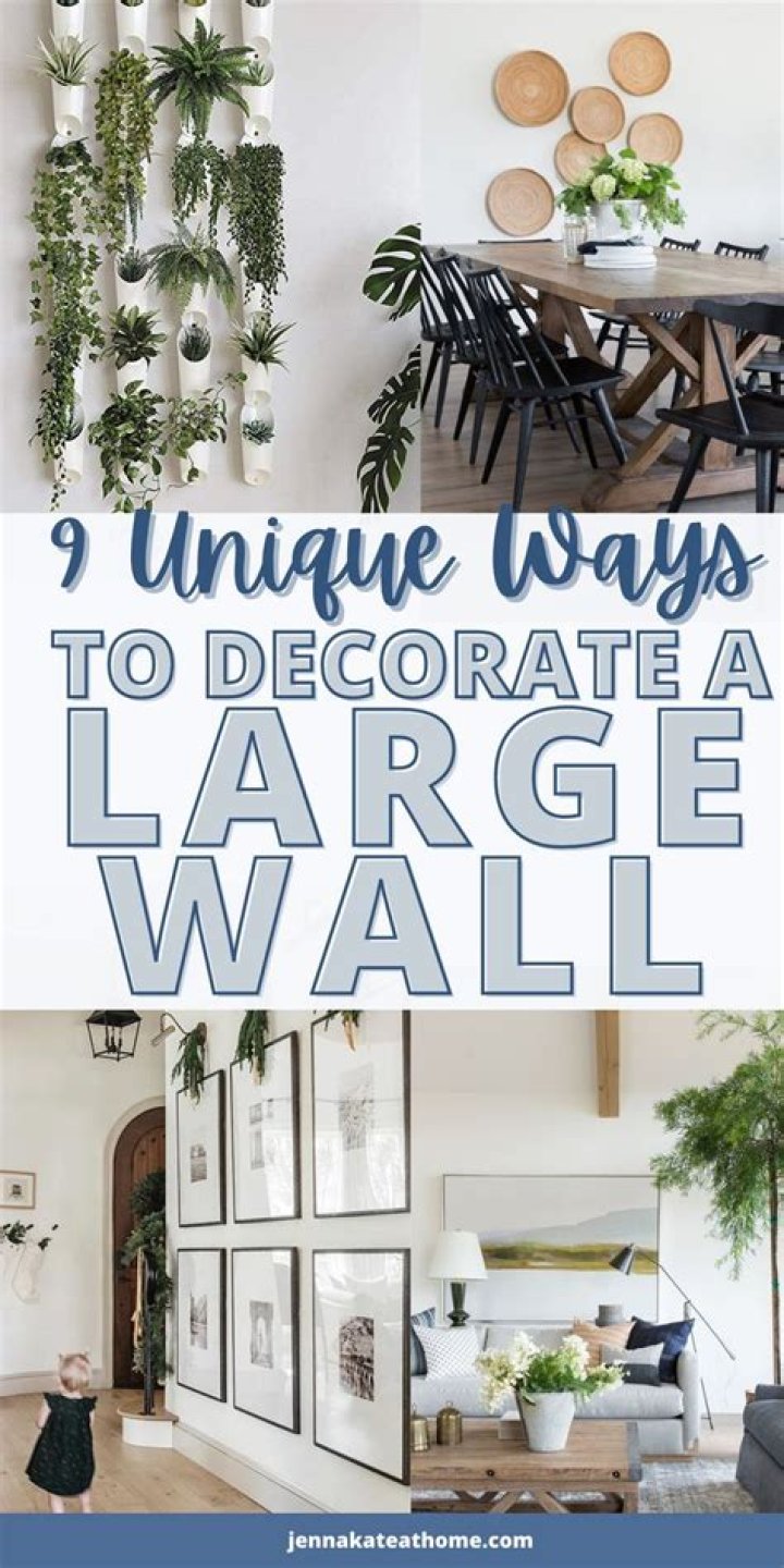 How do you decorate a wall yourself?