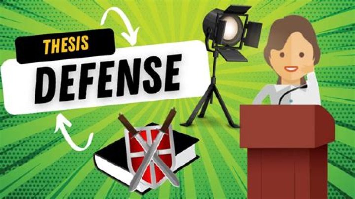 How do you defend a master's thesis?
