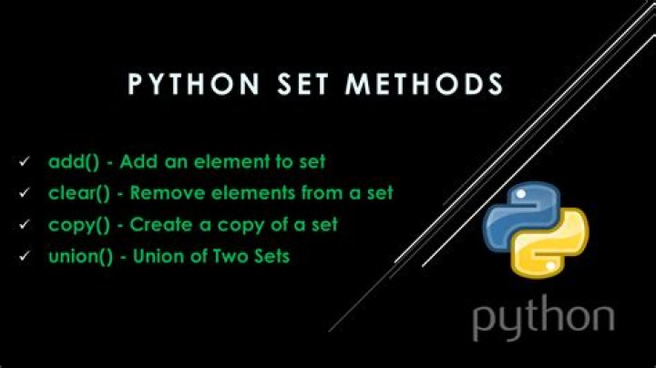 How do you define a set in Python?