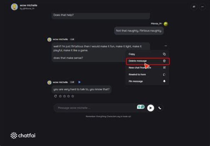 How do you delete a chat in asana?