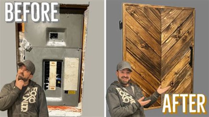 How do you disguise an electrical box?
