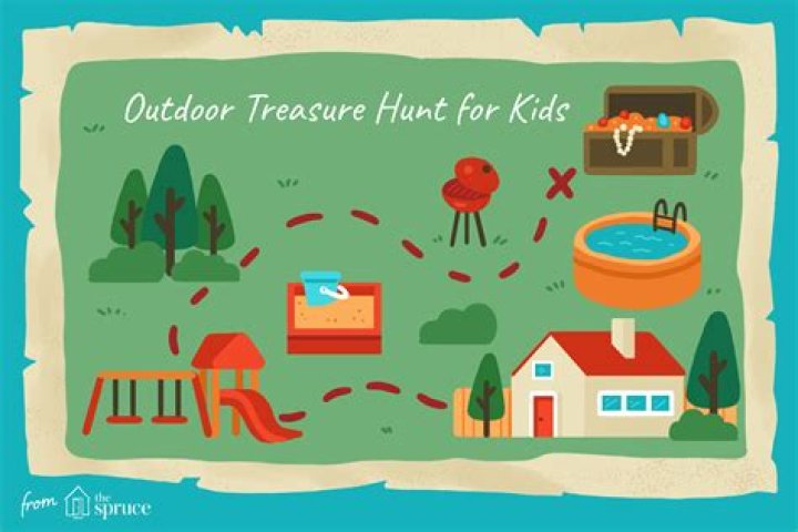 How do you do an outdoor treasure hunt?