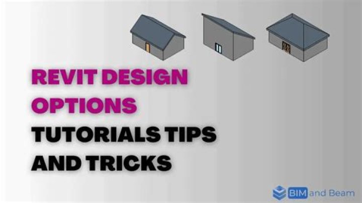 How do you do design options in Revit?