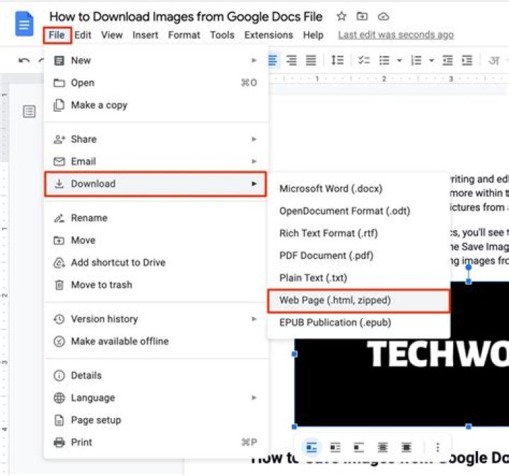 How do you download a picture from a text message?