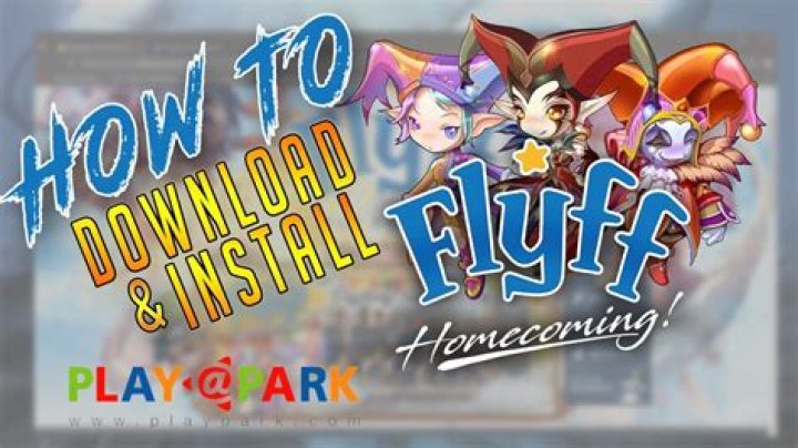 How do you download Flyff from playpark?