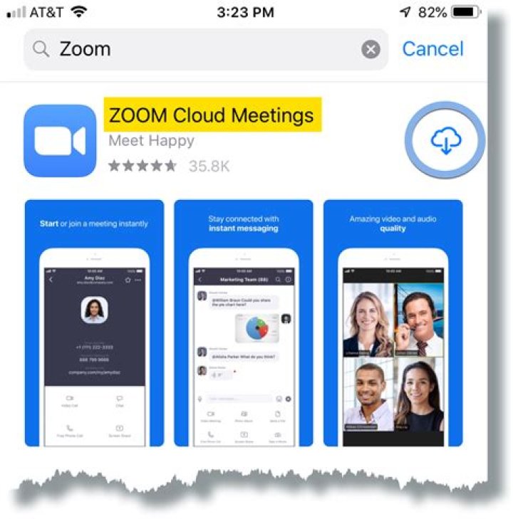 How do you download Zoom on iPhone 5?