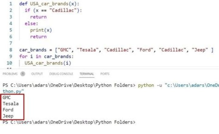 How do you draw a line in Python?